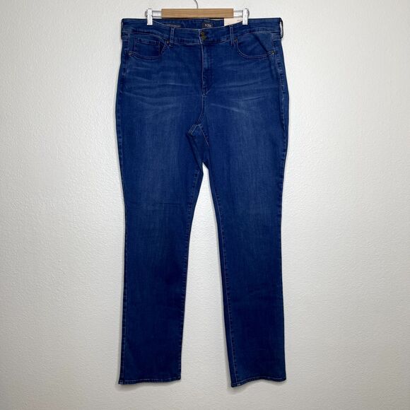NYDJ Marilyn Straight  20WXL EXTRA LONG TALL 36" Lift Tuck Technology Stretch - Picture 1 of 15